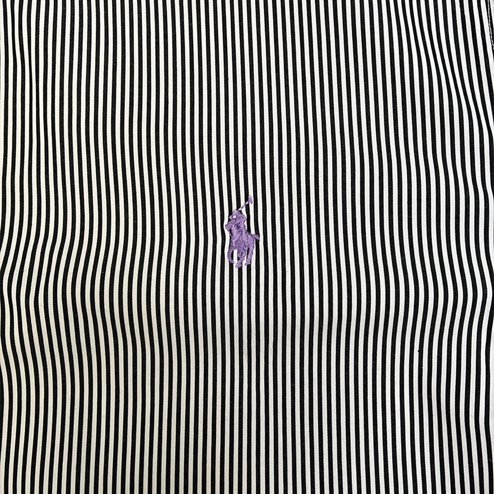Ralph Lauren Black & White Pin stripe button down - Picture 9 of 9